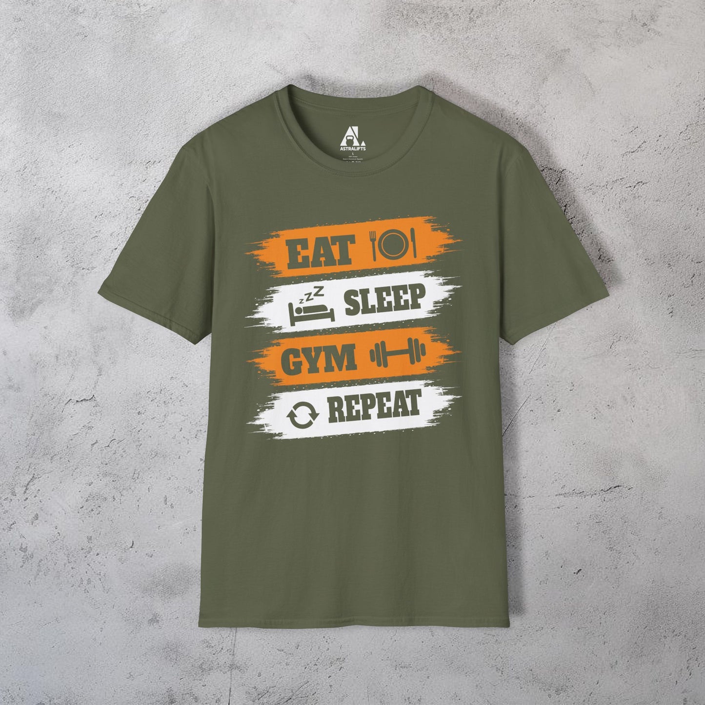 Eat Sleep Gym Repeat T-Shirt