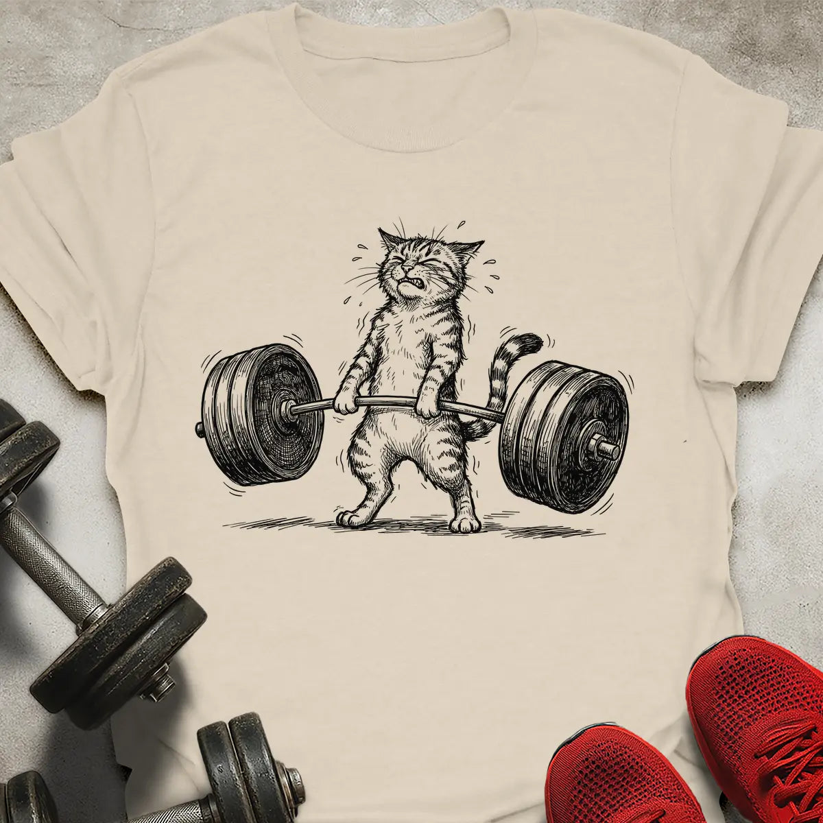 Cat Lifting T-Shirt