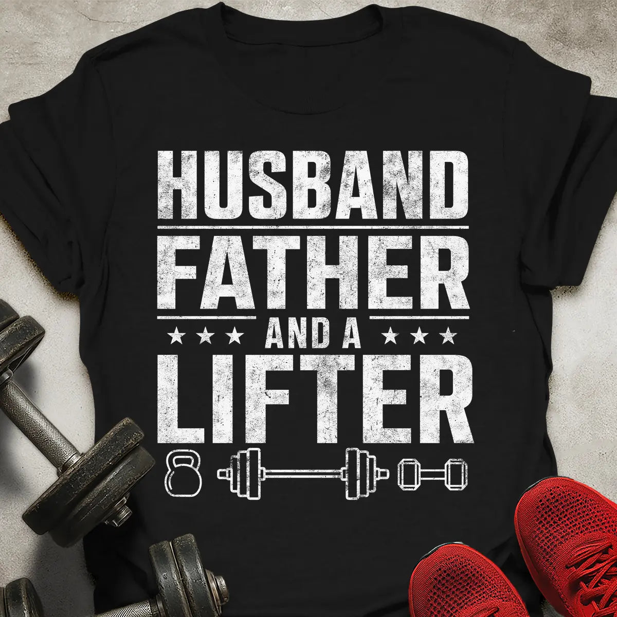 Husband Father Lifter T-Shirt
