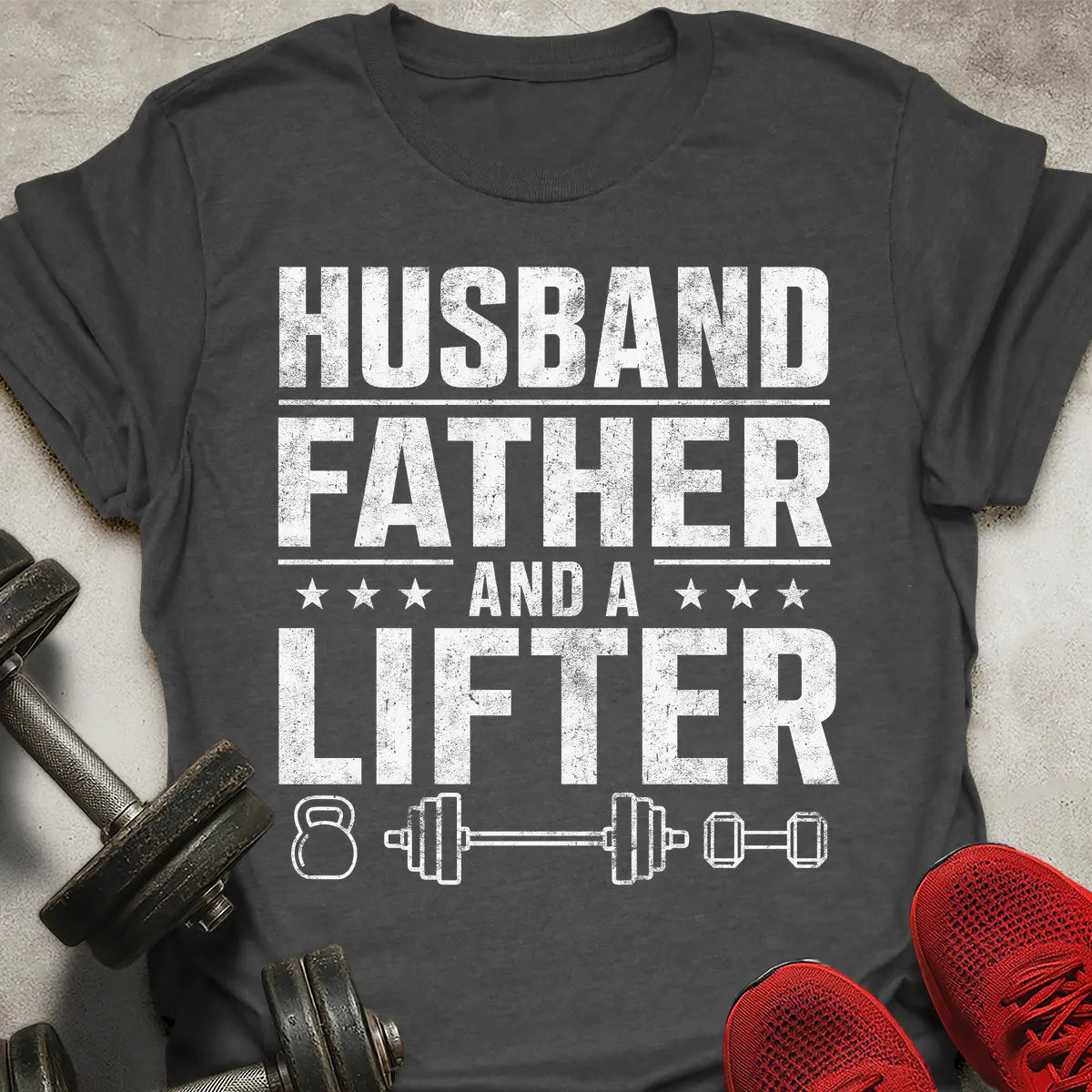 Husband Father Lifter T-Shirt
