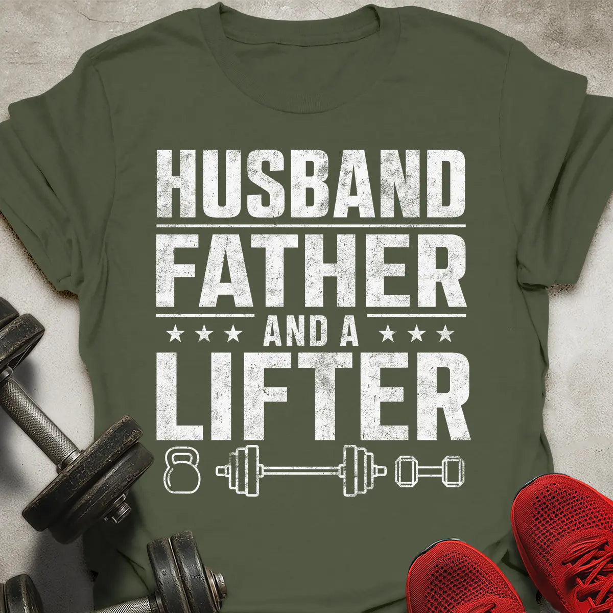 Husband Father Lifter T-Shirt