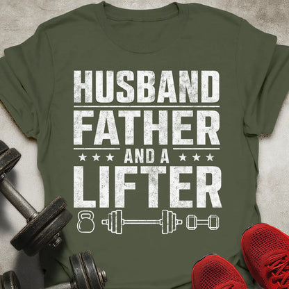 Husband Father Lifter T-Shirt