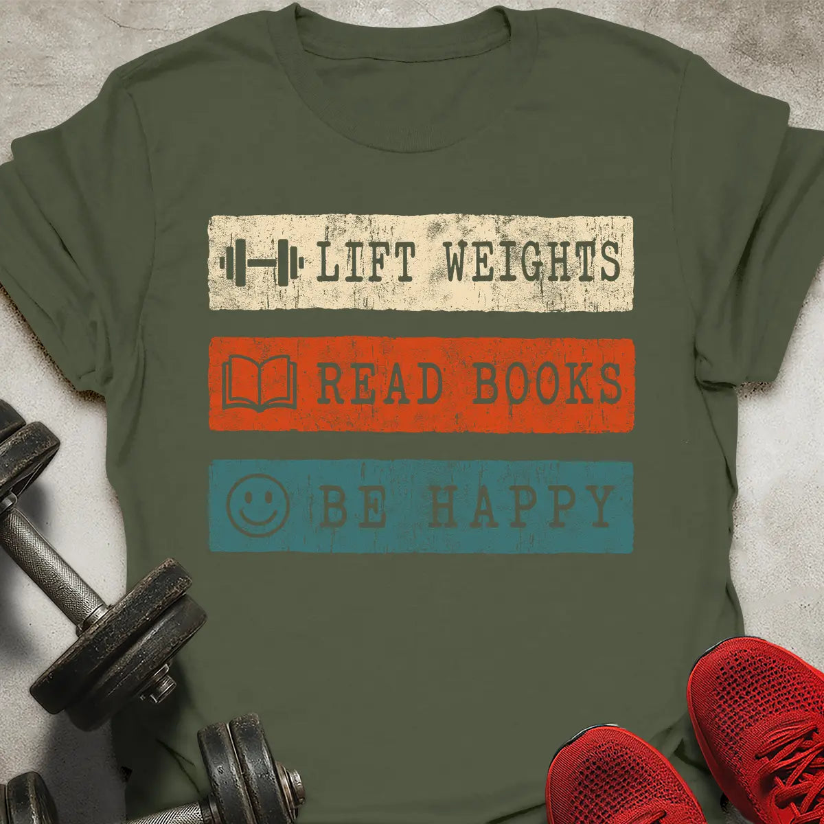 Lift Weights Read Books T-Shirt