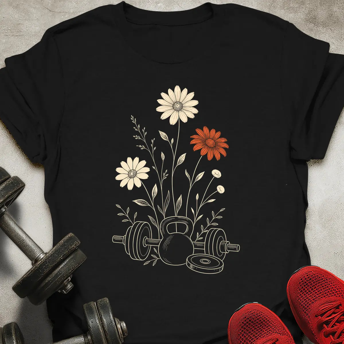 Floral Fitness T-Shirt