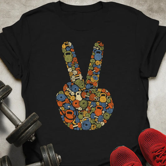 Peace Sign Weights T-Shirt
