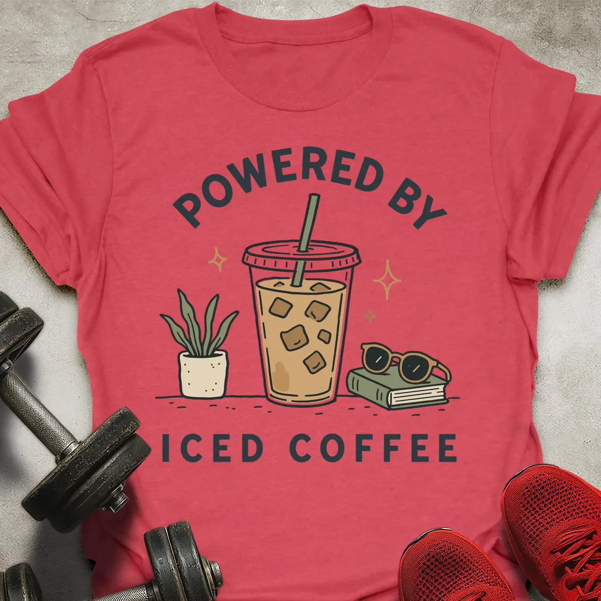 Powered By Iced Coffee T-Shirt