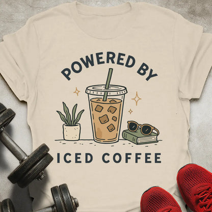 Powered By Iced Coffee T-Shirt