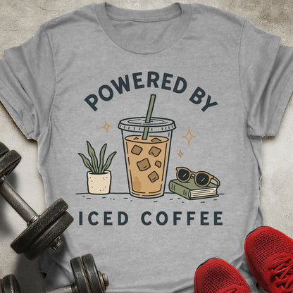 Powered By Iced Coffee T-Shirt