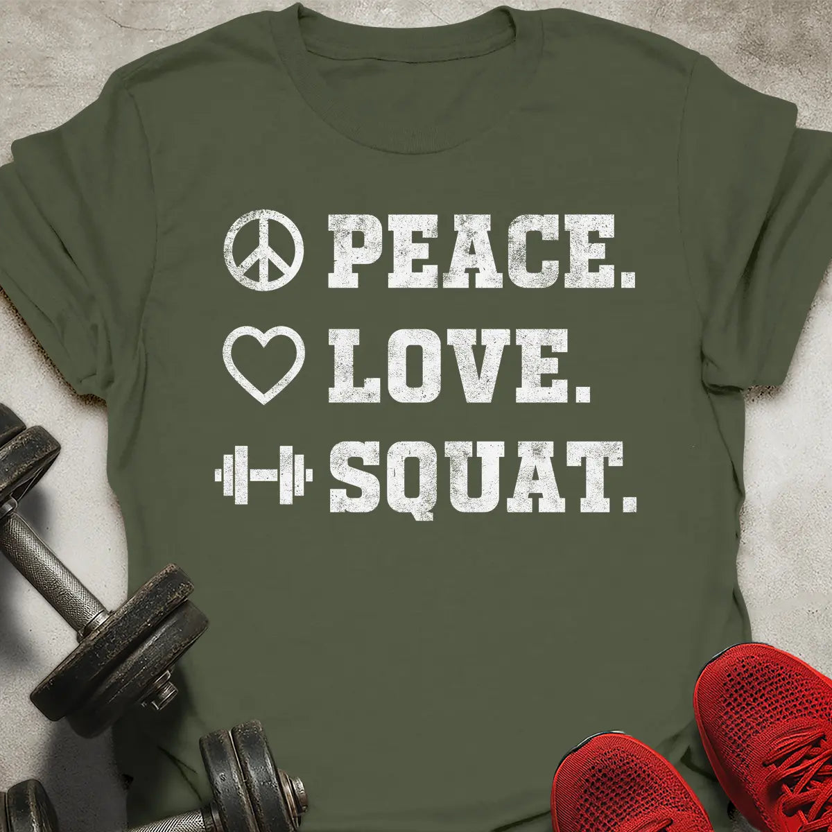 Peace Love Squat T-Shirt