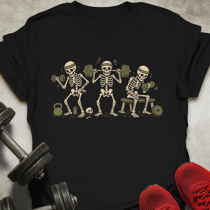 3 Gym Skeletons T-Shirt