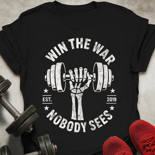 Win The War Badge T-Shirt