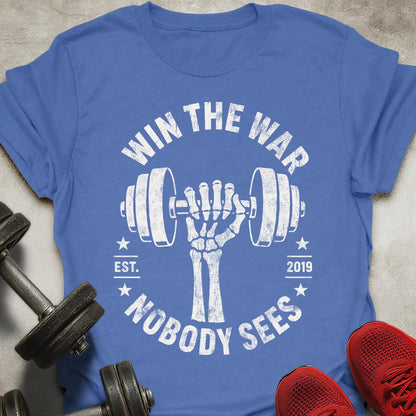 Win The War Badge T-Shirt