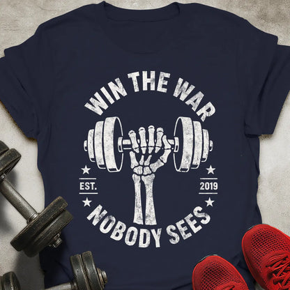 Win The War Badge T-Shirt