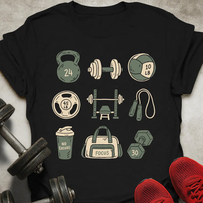 Equipments Grid T-Shirt