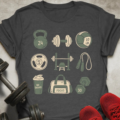 Equipments Grid T-Shirt