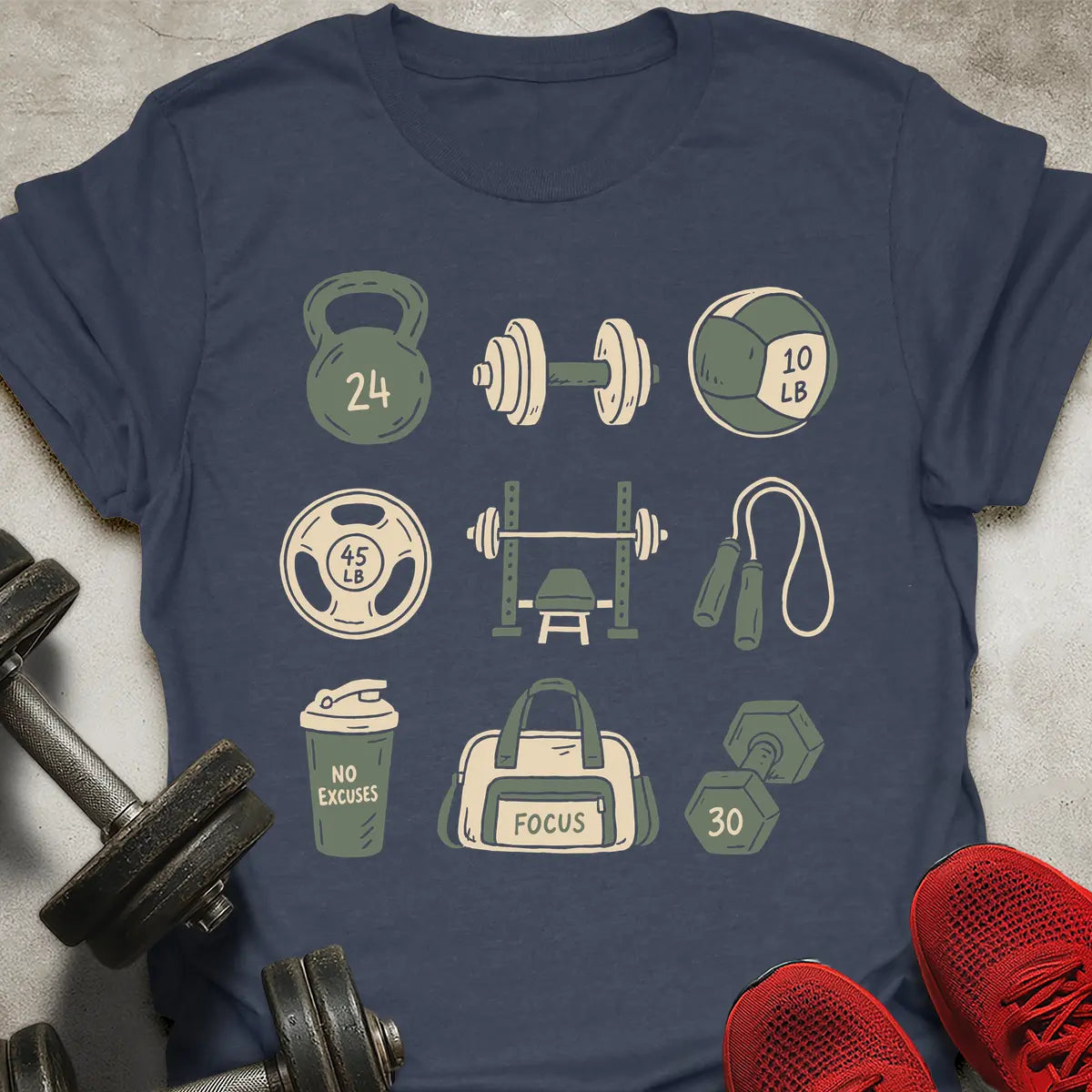 Equipments Grid T-Shirt
