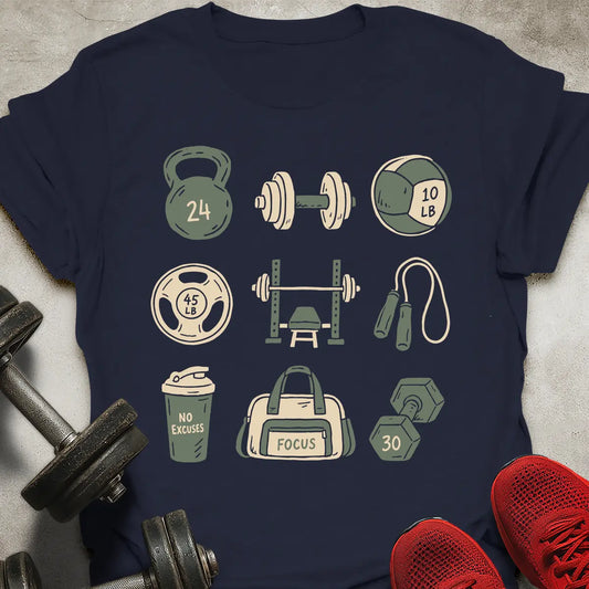 Equipments Grid T-Shirt