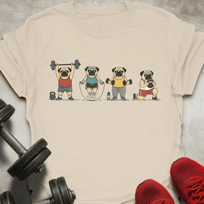 Gym Pugs T-Shirt
