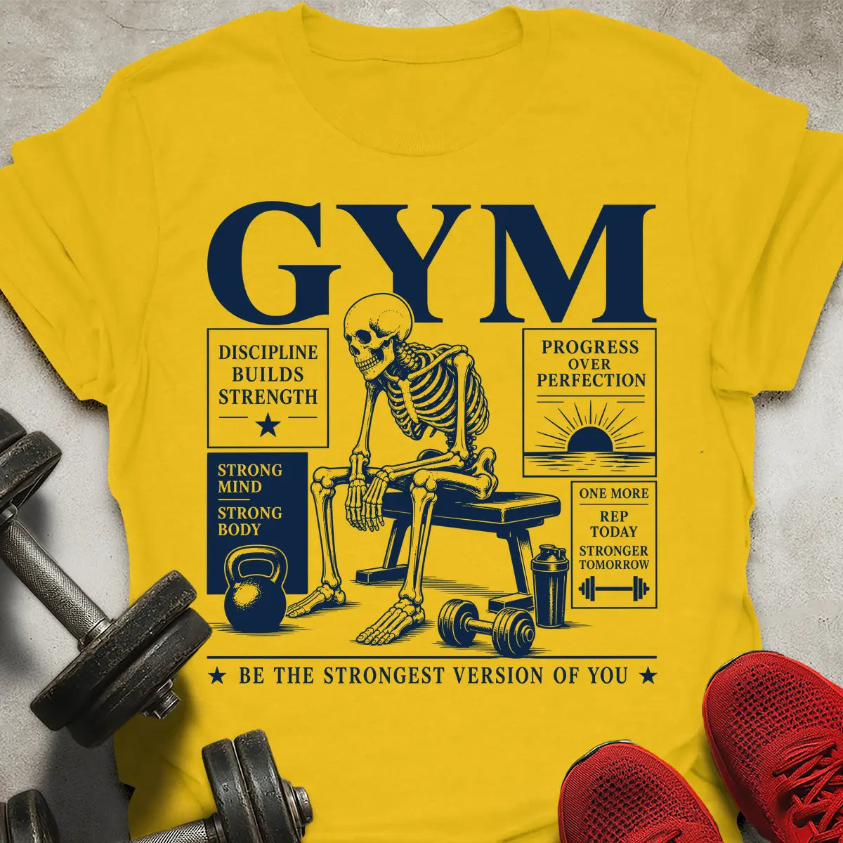 GYM Vintage Layout T-Shirt