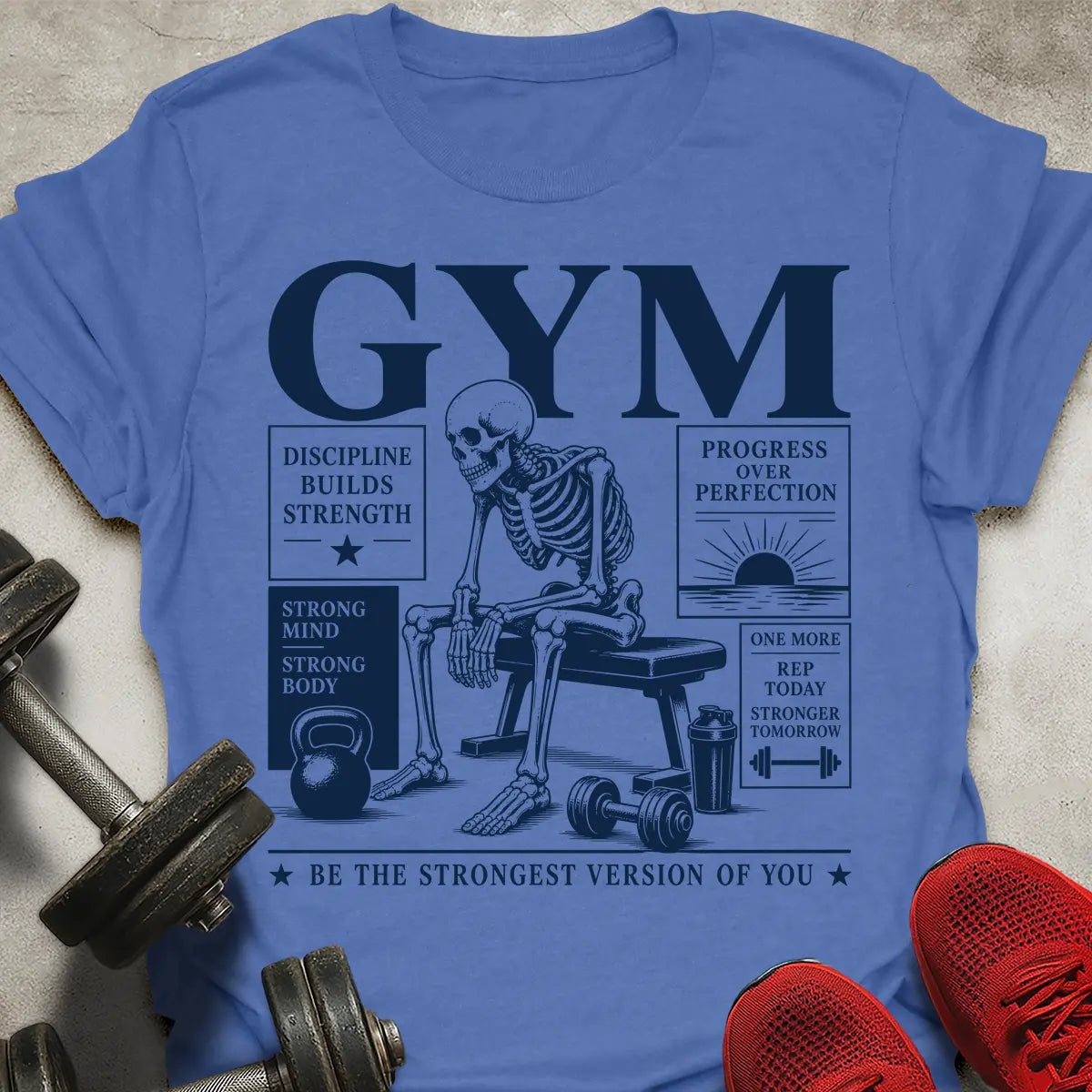 GYM Vintage Layout T-Shirt