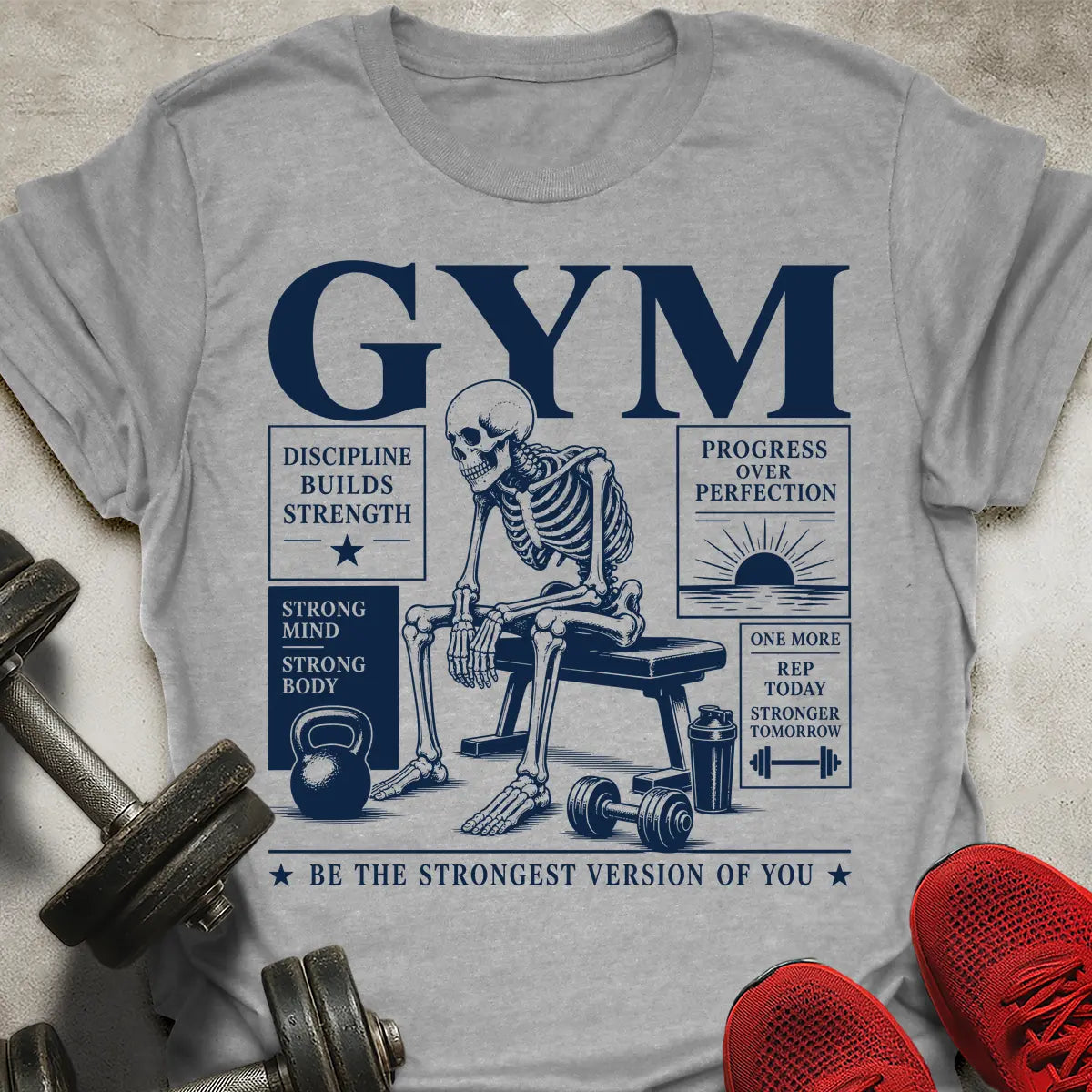 GYM Vintage Layout T-Shirt