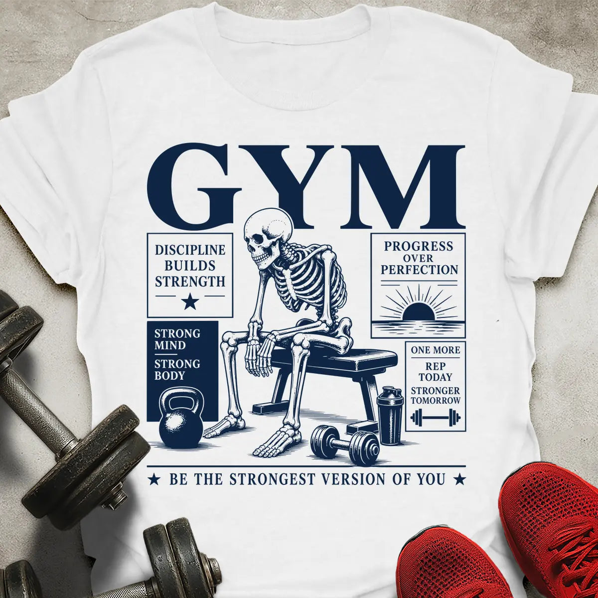 GYM Vintage Layout T-Shirt