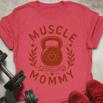 Muscle Mommy Badge T-Shirt
