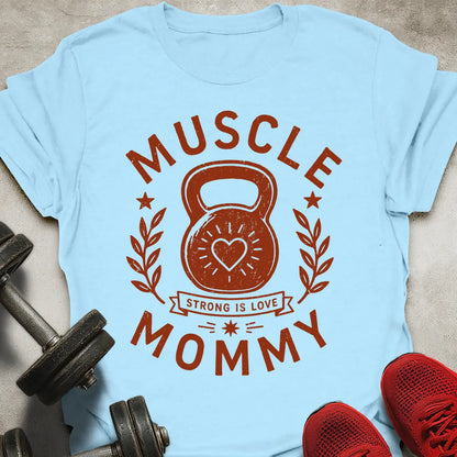 Muscle Mommy Badge T-Shirt