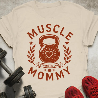 Muscle Mommy Badge T-Shirt