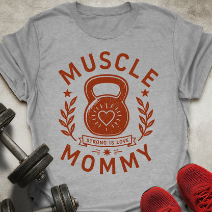 Muscle Mommy Badge T-Shirt