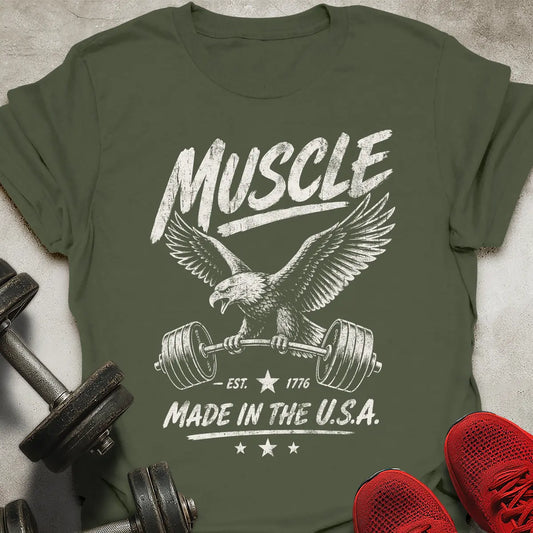 Muscle Made In USA T-Shirt