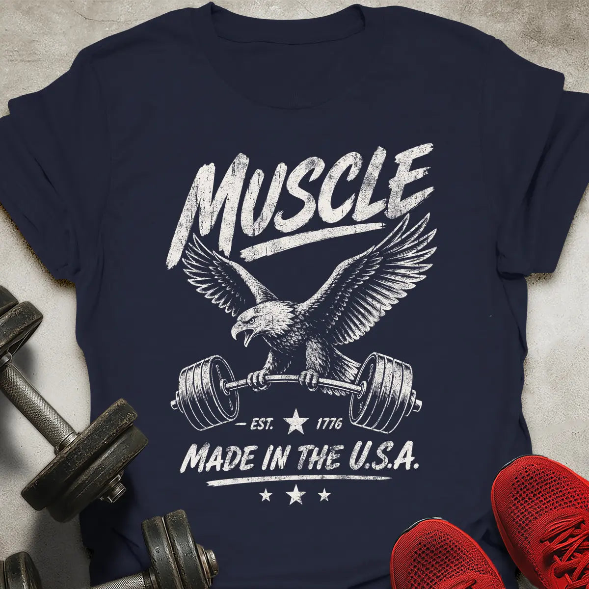 Muscle Made In USA T-Shirt