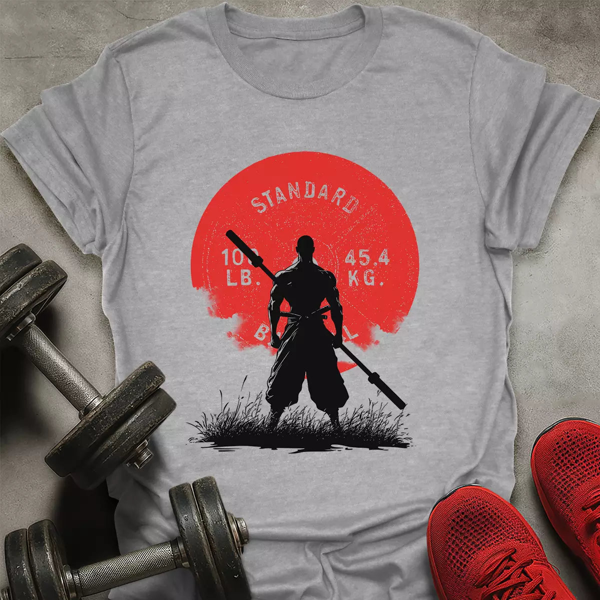 Barbell Samurai T-Shirt