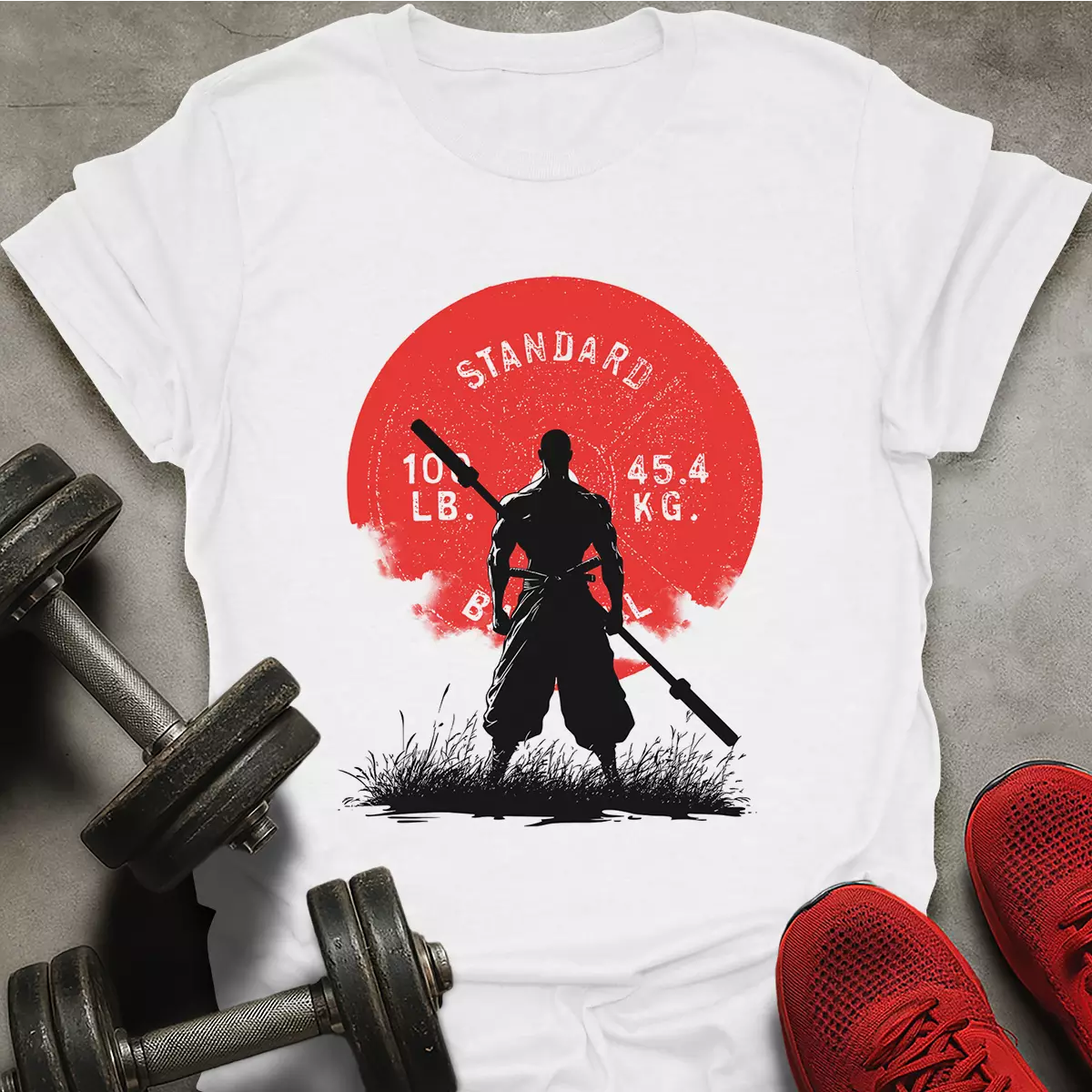 Barbell Samurai T-Shirt