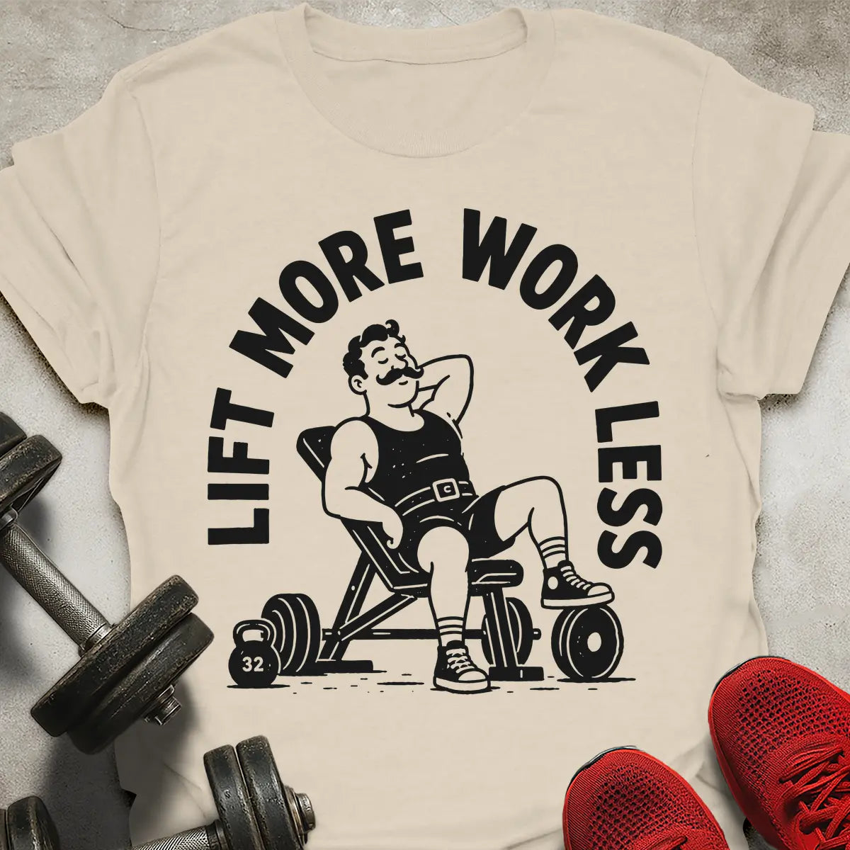 Lift More Work Less T-Shirt