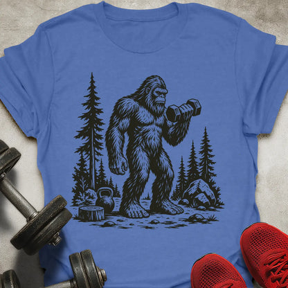Bigfoot Working Out T-Shirt