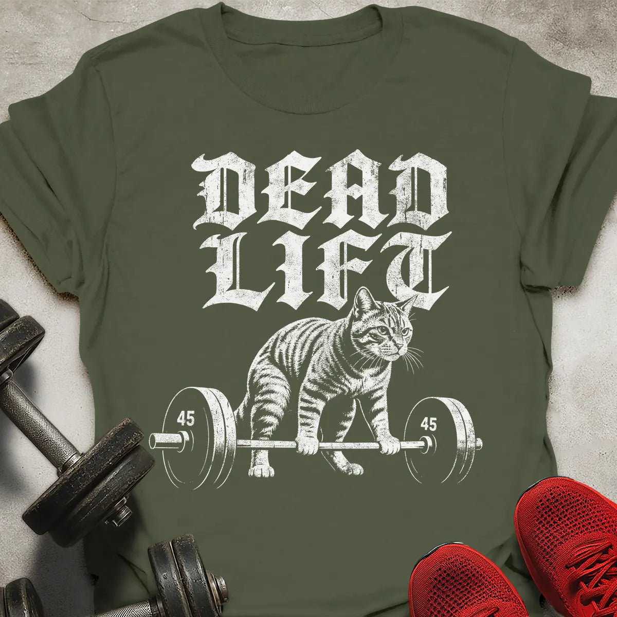 Cat Deadlift T-Shirt
