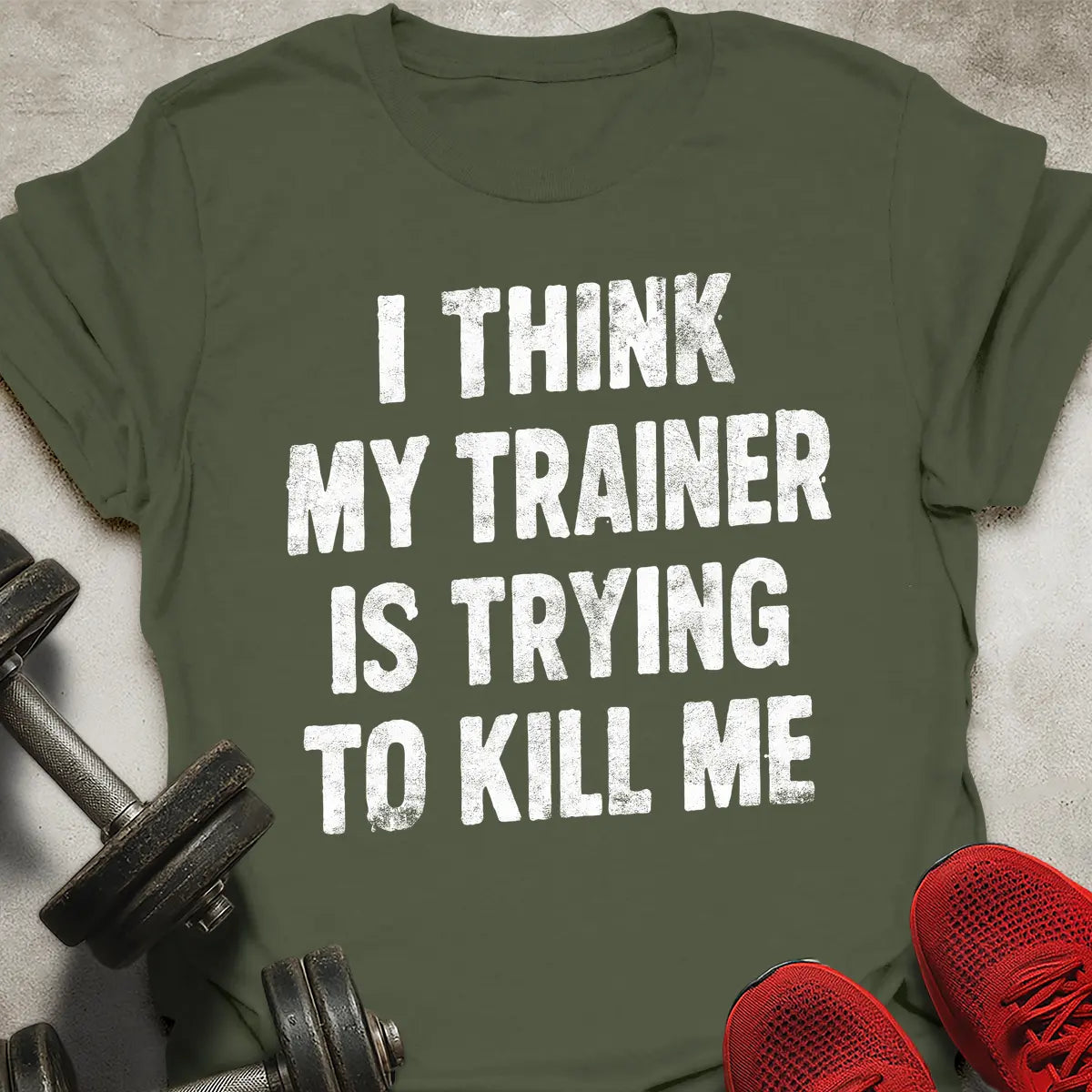 Trainer Is Trying T-Shirt
