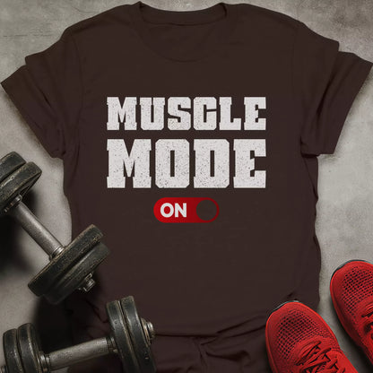 Muscle Mode On T-Shirt