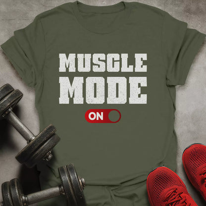 Muscle Mode On T-Shirt