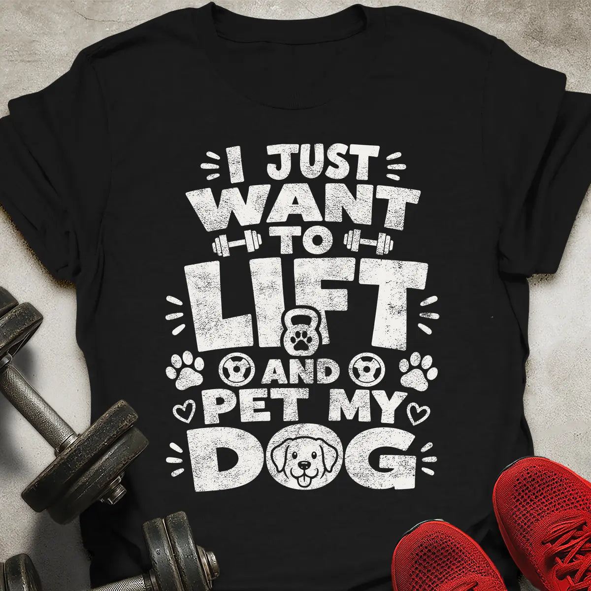 Lift And Pet Dog T-Shirt