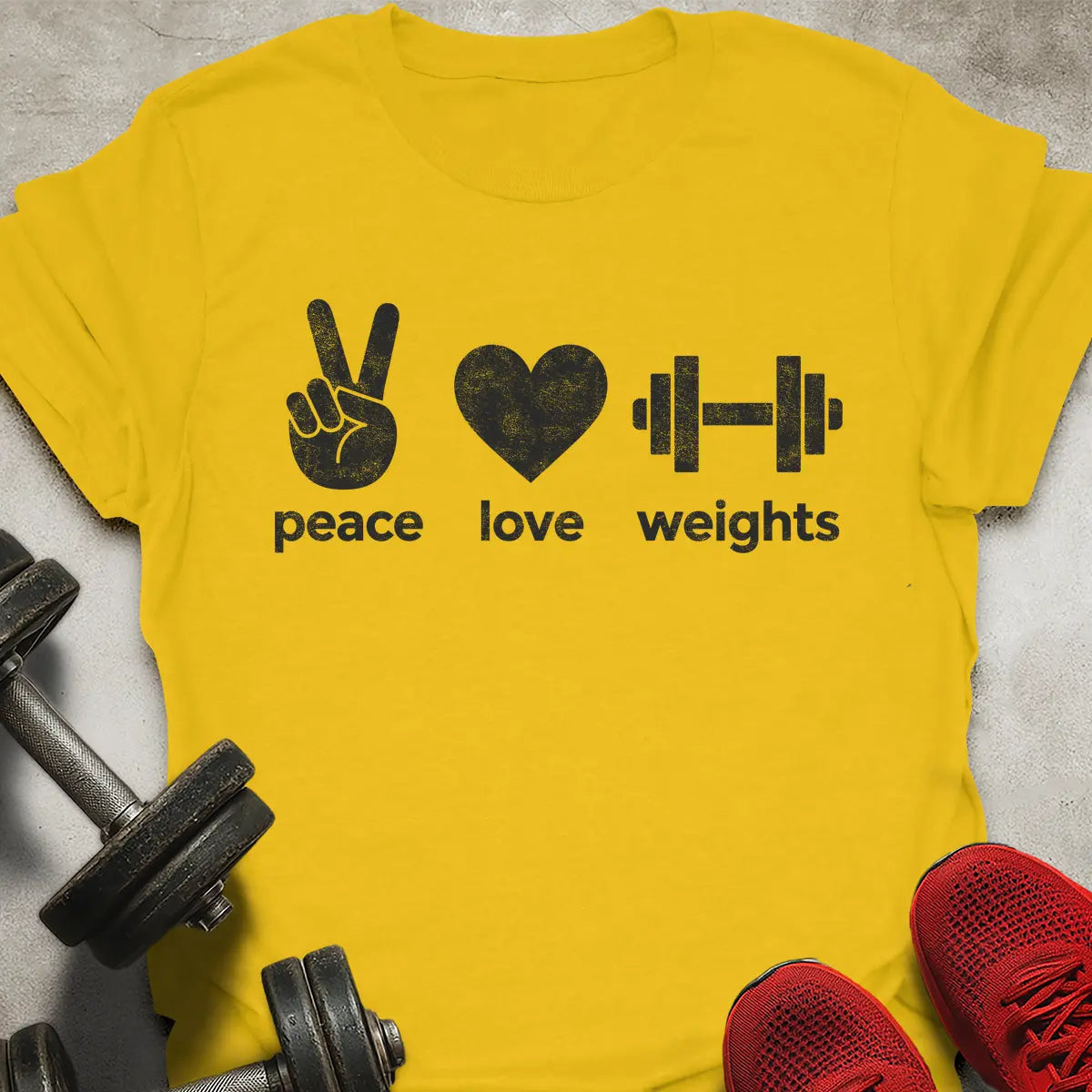 Peace Love Weights T-Shirt