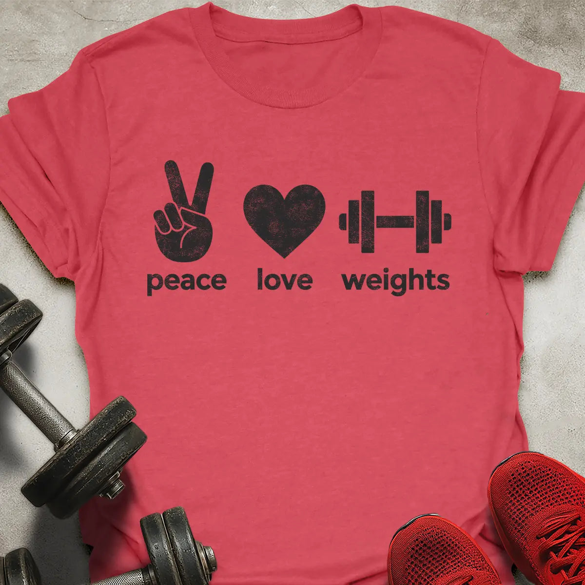 Peace Love Weights T-Shirt