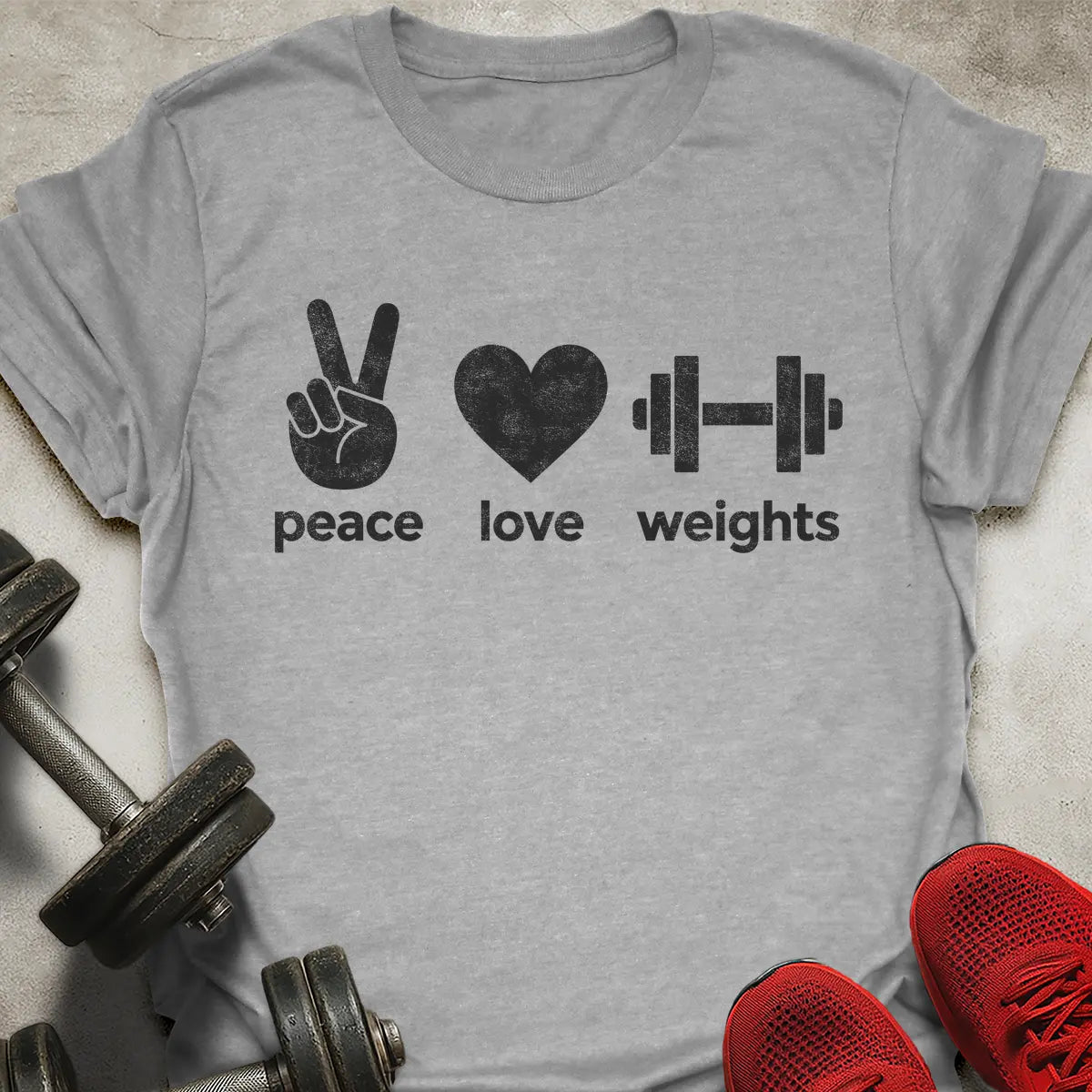 Peace Love Weights T-Shirt