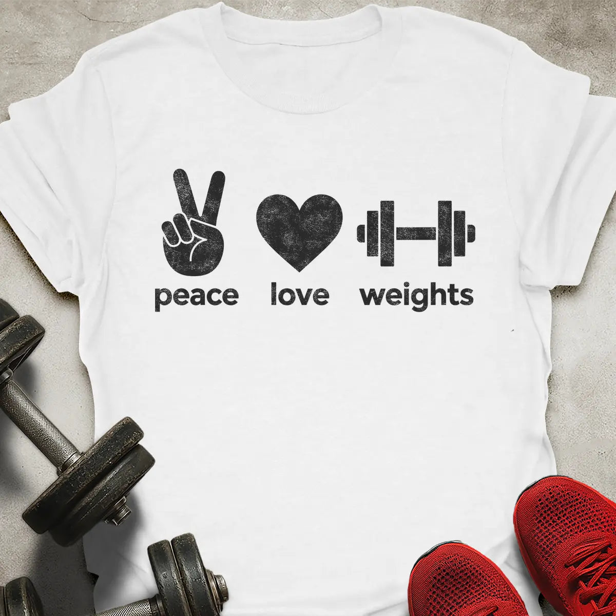 Peace Love Weights T-Shirt