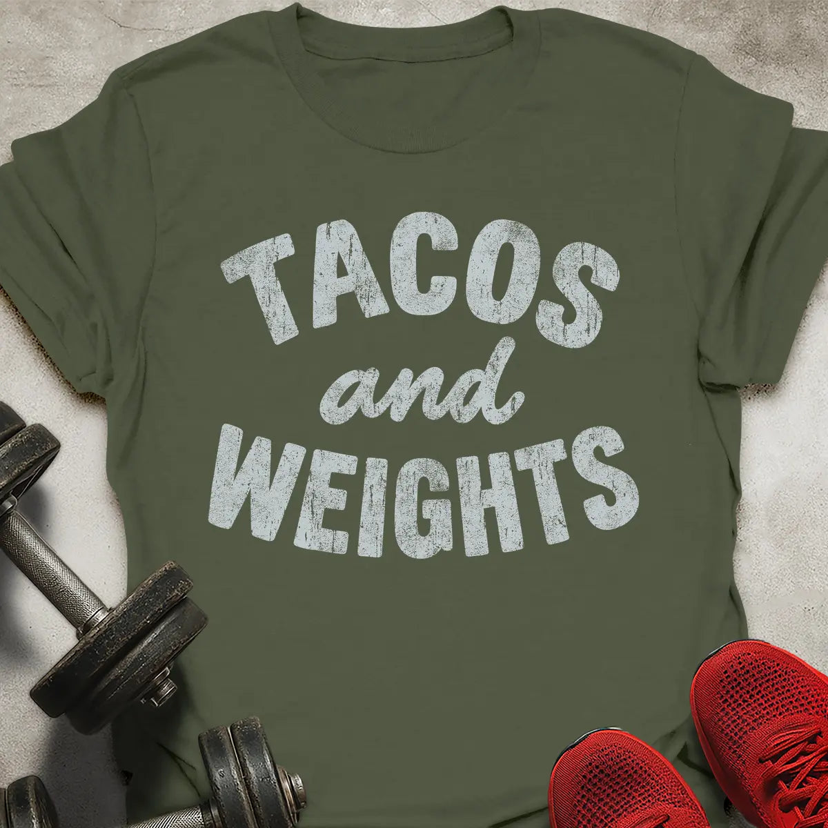 Tacos And Weights T-Shirt