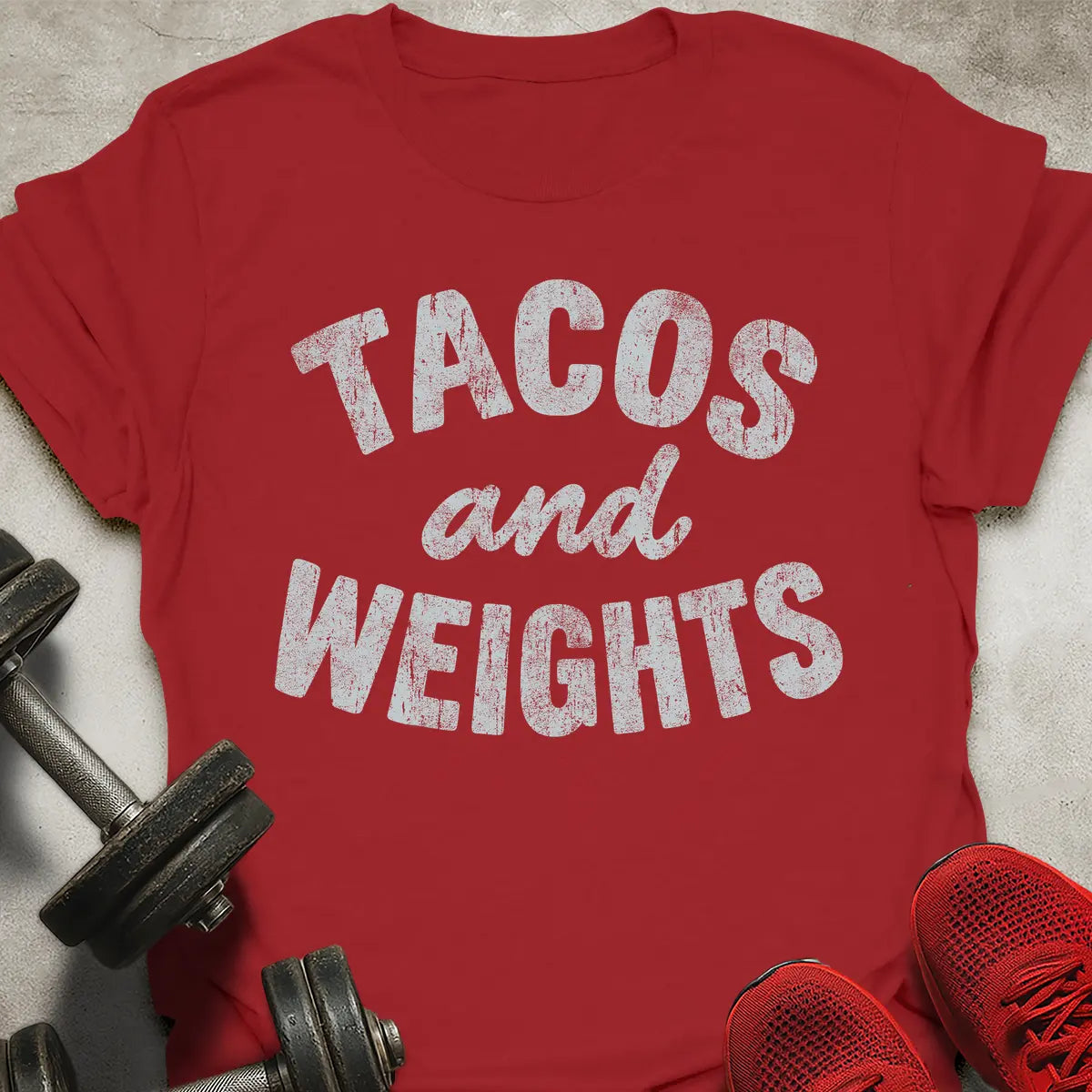 Tacos And Weights T-Shirt