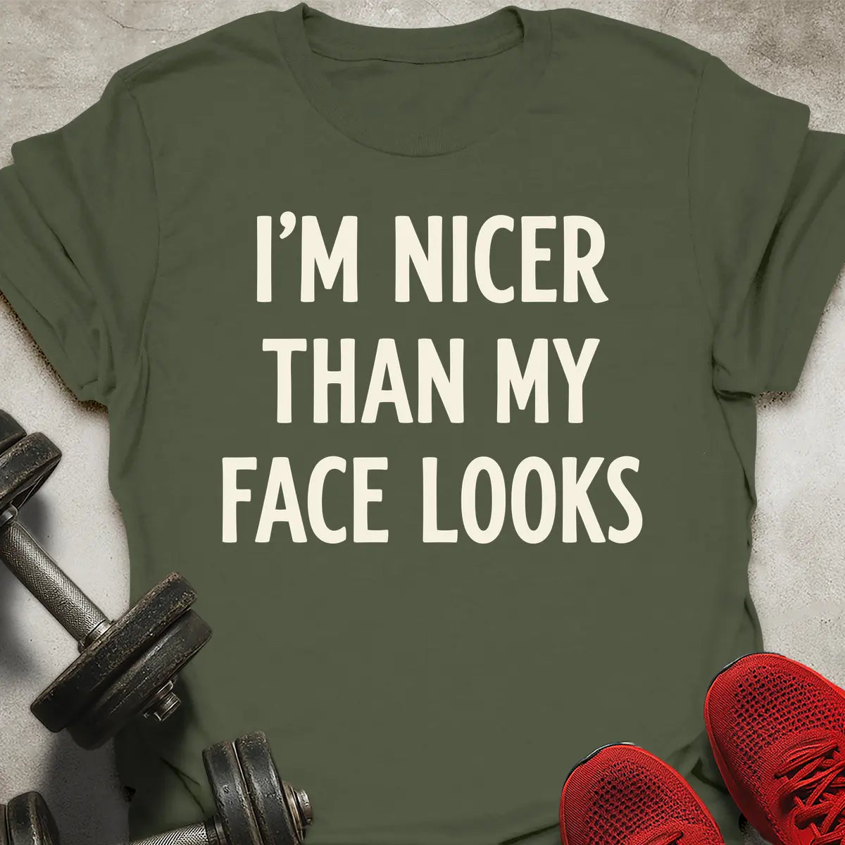 I'm Nicer Than My Face Looks T-Shirt