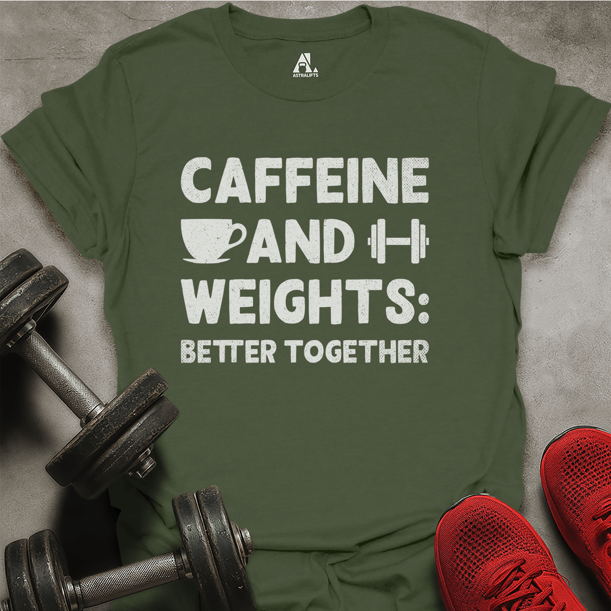 Caffeine And Weights T-Shirt