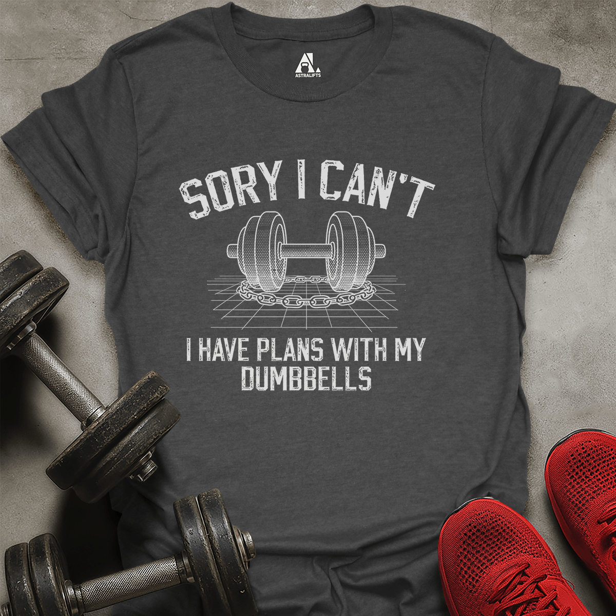 Plans With Dumbbells T-Shirt